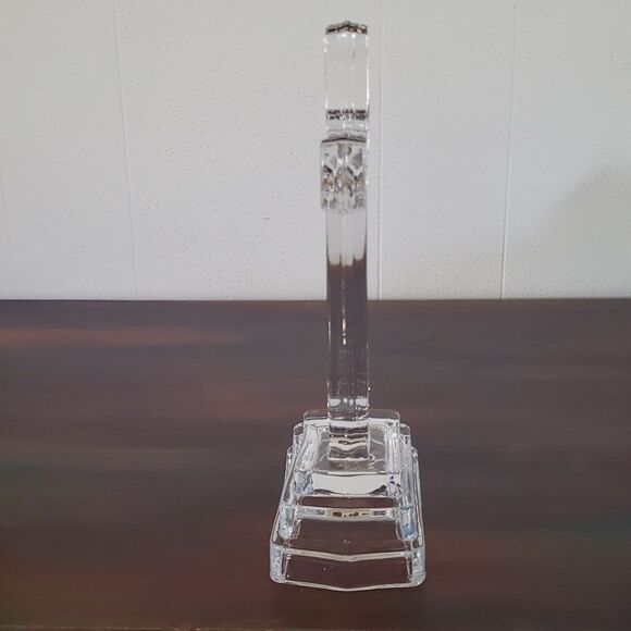 NWOT Beautiful Mikasa 9" Lead Crystal Cross Figurine - Picture 3 of 8